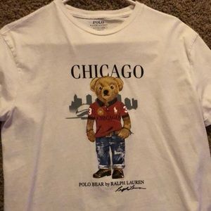 Ralph Lauren white shirt with the polo bear